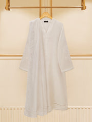 3 Piece - Pure Cotton Net Embroidered Suit S109374