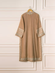 2 Piece- Pure Cotton Net Embroidered Suit S110762