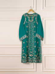 Pure Chiffon Embroidered Shirt S110942