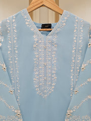 3 Piece - Embroidered Swiss Voile Suit S109617