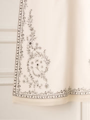 2 Piece- Pure Silk Net Embroidered Suit S111231