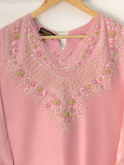 2 Piece - Pure Embroidered Raw Silk Suit S111148