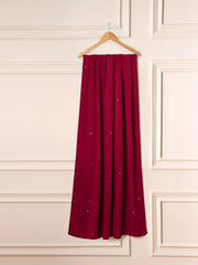 3 Piece - Pure Cotton Net Embroidered Suit S111587