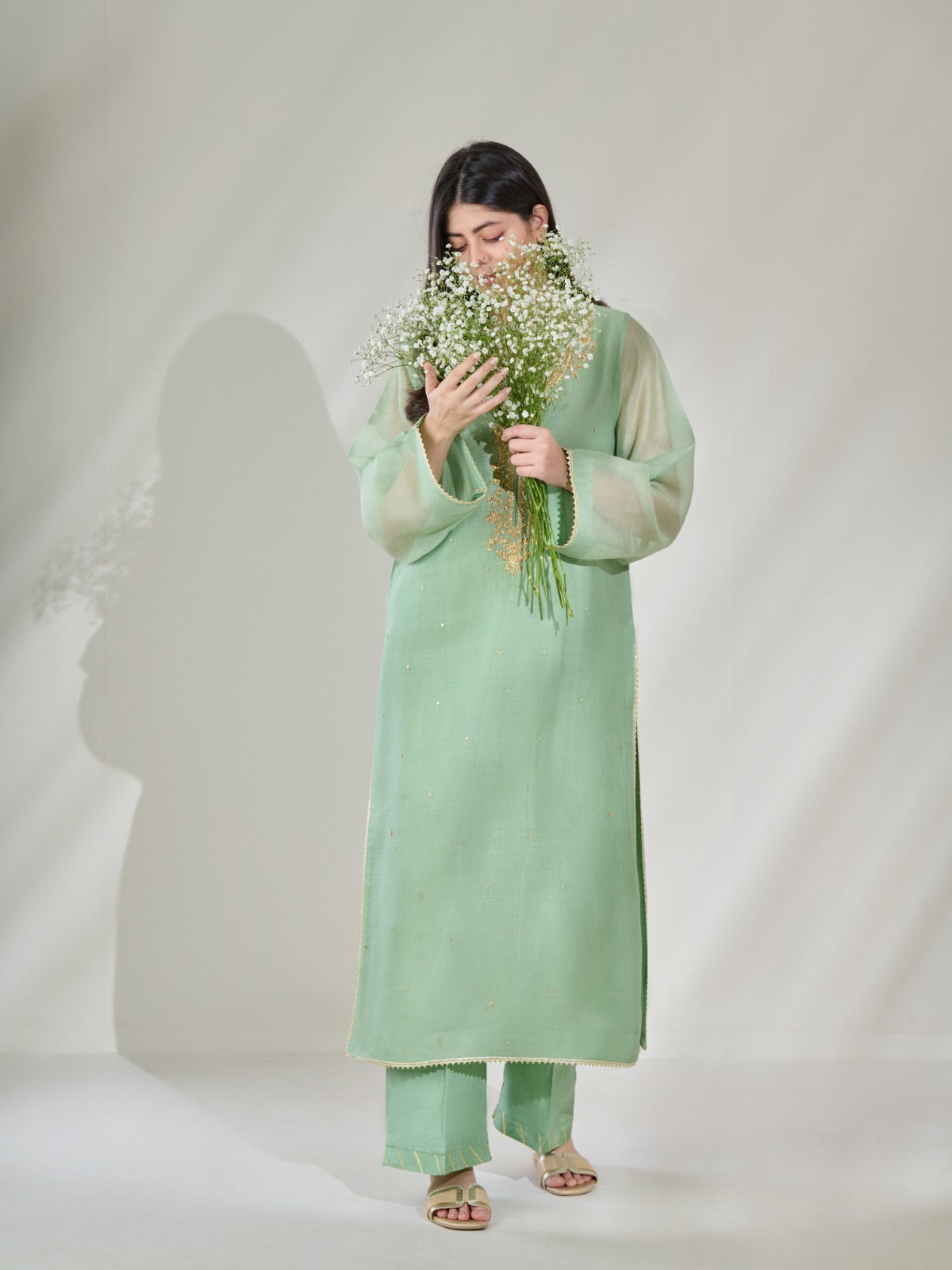 Threads & Motifs Pret Embroidered Net 2 Piece Suit 9261 main image 1