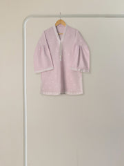 (Kids) 2 Piece - Embroidered Cambric Suit KD-011