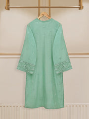 2 Piece - Pure Cotton Net Embroidered Suit S110191