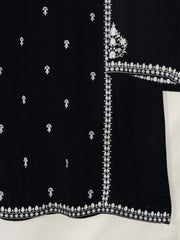 2 Piece- Embroidered Velvet Suit S110381