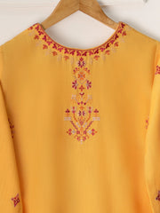 2 Piece - Embroidered Khaddar Suit S110728