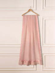 3 Piece- Pure Silk Net Embroidered Suit S111203
