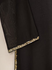 3 Piece - Pure Cotton Net Embroidered Suit S111527