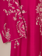 3 Piece- Pure Khaddi Silk Embroidered Suit S111559