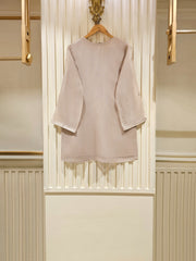 3 Piece - Pure Cotton Net Embroidered Suit S111421