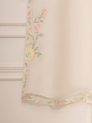 3 Piece - Pure Organza Embroidered Suit S111248
