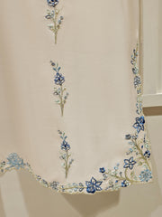 3 Piece- Pure Khaddi Silk Embroidered Suit S111475