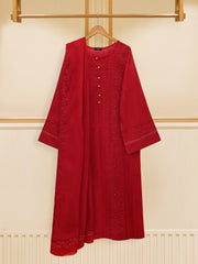 3 Piece - Embroidered Swiss Voile Suit S109373