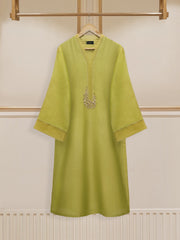 2 Piece - Pure Cotton Net Embroidered Suit S110032