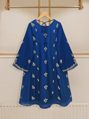 3 Piece - Pure Raw Silk Embroidered Suit S109741