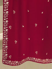 3 Piece - Pure Embroidered Cotton Net Suit S111910