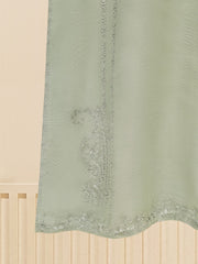 3 Piece - Pure Cotton Net Embroidered Suit S109501