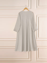3 Piece - Pure Cotton Net Embroidered Suit S111294