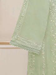 3 Piece - Embroidered Swiss Voile Suit S109780