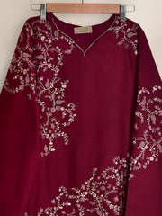 Embroidered Kora Cotton Shirt Look 136