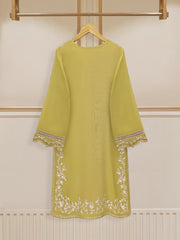 3 Piece - Pure Cotton Net Embroidered Suit S109715