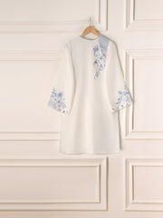 2 Piece - Embroidered Linen Suit S111046
