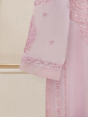 3 Piece - Embroidered Chiffon Suit S109844