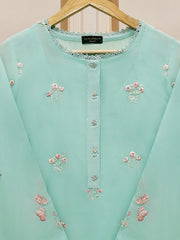3 Piece - Embroidered Swiss Voile Suit S109820