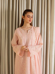 3 Piece - Embroidered Swiss Voile Suit S109785