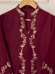 2 Piece - Embroidered Jacquard Suit S111581