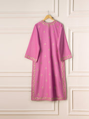 3 Piece- Embroidered Karandi Suit S110777