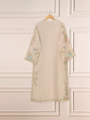 3 Piece - Pure Organza Embroidered Suit S111248