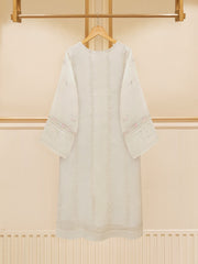 3 Piece - Pure Organza Embroidered Suit S109419