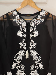 3 Piece - Pure Organza Embroidered Suit S111524