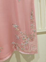 2 Piece - Pure Chiffon Embroidered Suit S111437