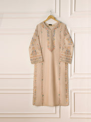 2 Piece - Pure Cotton Net Embroidered Suit S110908