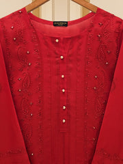 3 Piece - Embroidered Swiss Voile Suit S109373