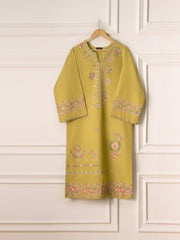 2 Piece- Embroidered Pure Karandi Shirt S110831
