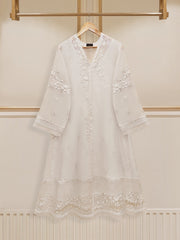 3 Piece - Pure Cotton Net Embroidered Suit S109770