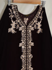 2 Piece- Embroidered Velvet Suit S110391