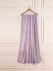 3 Piece- Pure Cotton Net Embroidered Suit S110903