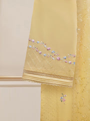 (Unstitched) 2 Piece - Pure Embroidered Cambric Suit KJ-4301A
