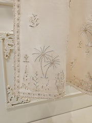 3 Piece - Pure Organza Embroidered Suit S111613