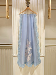 3 Piece - Pure Organza Embroidered Suit S111409