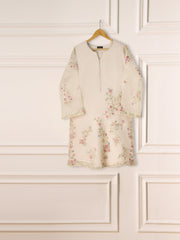 2 Piece - Pure Organza Embroidered Suit S111240