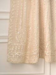 3 Piece - Pure Organza Embroidered Suit S110732