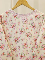 2 Piece - Digital Printed Embroidered Lawn Suit S111602