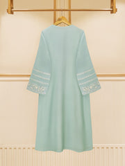 3 Piece - Pure Cotton Net Embroidered Suit S109445